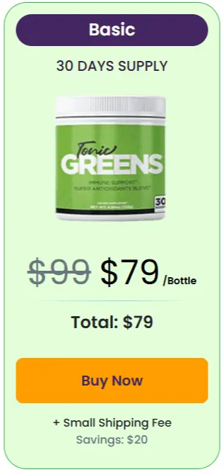 Tonic Greens offer price
